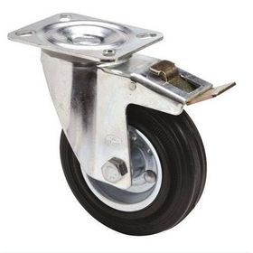 Uygur Kauçuk Tablalı 125 mm 1 Adet Döner Servis Tekeri