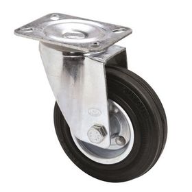 Uygur Kauçuk Tablalı 125 mm 2 Adet Döner Servis Tekeri