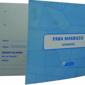 Uysal 20x50 Otokopili 2 Nüsha Para Makbuzu