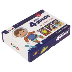 Uzay Macerası - 4 Mini Puzzle - Eolo Eğitici Oyuncak Komisyon