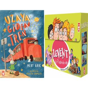 Uzaya Giden Tren ve Levent İz Peşinde 6 Set - 5 Kitap - Mert Arık