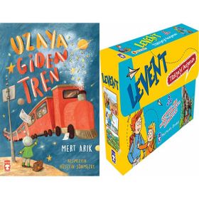 Uzaya Giden Tren ve Levent Türkiye'yi Geziyorum 1 Set - 5 Kitap - Mert Arık