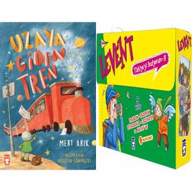 Uzaya Giden Tren ve Levent Türkiye'yi Geziyorum 3 Set - 5 Kitap - Mert Arık
