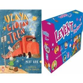 Uzaya Giden Tren ve Levent ve Tayfası 2 Set - 5 Kitap - Mert Arık