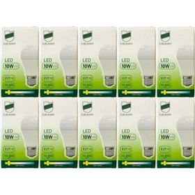 Uzlight 10'lu Paket 10 W 75 W Gün Işığı Led Ampul