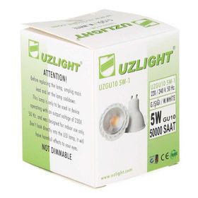 Uzlight UZGU10 5W Sarı Led Ampul