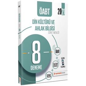 Uzman Kariyer Yayınları - 2021 ÖABT Din Kültürü ve Ahlak Bilgisi Öğretmenliği 8 Deneme Dijital Çözümlü