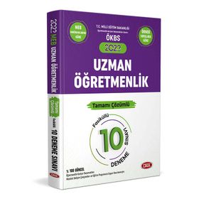 Uzman Öğretmen Tamamı Çözümlü 10 Deneme Sınavı - Data Yayınları