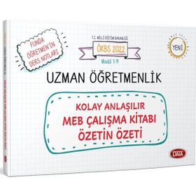 Uzman Öğretmenlik Kolay Anlaşılır Meb Çalışma Kitabı Özetin Özeti - Data Yayınları