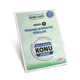 Uzman ve Başöğretmen Modül 1 Öğrenme ve Öğretme Süreçleri Özet ve Öğretici Konu Fasikülü Editör Yayınları