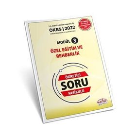 Uzman ve Başöğretmen Modül 3 Özel Eğitim ve Rehberlik Özet ve Öğretici Soru Fasikülü Editör Yayınları