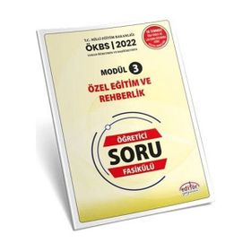Uzman ve Başöğretmen Modül 3 Özel Eğitim ve Rehberlik Özet ve Öğretici Soru Fasikülü Editör Yayınları