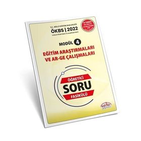 Uzman ve Başöğretmen Modül 4 Eğitim Araştırmaları ve Ar-ge Çalışmaları Özet ve Öğretici Soru Fasikülü Editör Yayınları