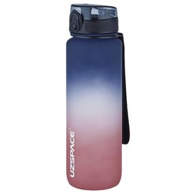 Uzspace 1000 ml Çift Renk Lacivert Kırmızı Softtouch Ff Collection Tritan Su Matarası