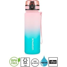 Uzspace 1000 ml Pembe Su Matarası