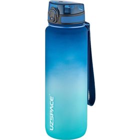Uzspace 1000 ml Soft Touch Çift Renk Motivasyon Tritan Su Matarası