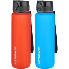 Uzspace 2'li 1000 ml Fiftyfifty Fantasy Red - Turkuaz Tritan Matara Seti