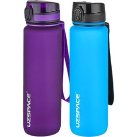 Uzspace 2'li 1000 ml Fiftyfifty Mor - Turkuaz Tritan Matara Seti