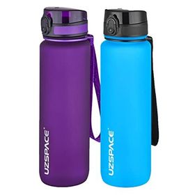 Uzspace 2'li 1000 ml Fiftyfifty Mor - Turkuaz Tritan Matara Seti