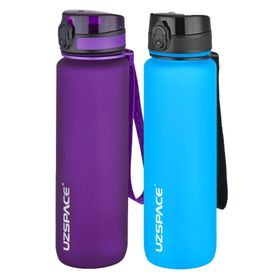 Uzspace 2'li 1000 ml Fiftyfifty Mor - Turkuaz Tritan Matara Seti