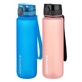 Uzspace 2'li 1000 ml Fiftyfifty Pudra - Mavi Tritan Matara Seti