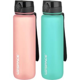 Uzspace 2'li 1000 ml Fiftyfifty Pudra - Mavi Tritan Matara Seti