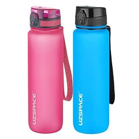 Uzspace 2'li 1000 ml Fiftyfifty Turkuaz - Pembe Tritan Matara Seti