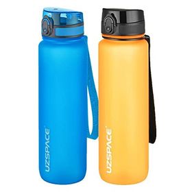 Uzspace 2'li 1000 ml Fiftyfifty Turuncu - Mavi Tritan Matara Seti