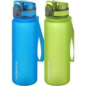 Uzspace 2'li 500 ml FiftyFifty Mavi - Haki Tritan Matara Seti