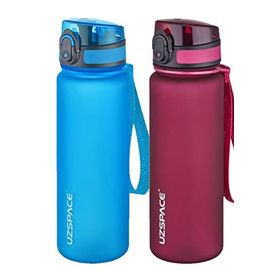 Uzspace 2'li 500 ml FiftyFifty Mavi - Kırmızı Tritan Matara Seti