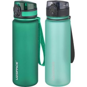 Uzspace 2'li 500 ml FiftyFifty Mavi - Kırmızı Tritan Matara Seti