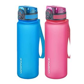 Uzspace 2'li 500 ml FiftyFifty Mavi-Pembe Tritan Matara Seti