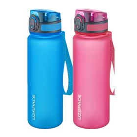 Uzspace 2'li 500 ml FiftyFifty Mavi-Pembe Tritan Matara Seti