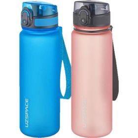 Uzspace 2'li 500 ml FiftyFifty Mavi-Pembe Tritan Matara Seti