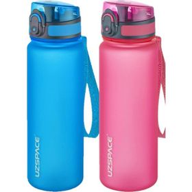 Uzspace 2'li 500 ml FiftyFifty Mavi-Pembe Tritan Matara Seti