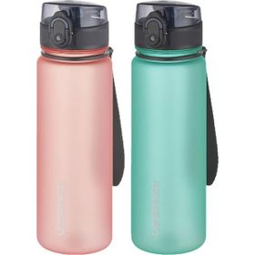 Uzspace 2'li 500 ml FiftyFifty Mavi-Pudra Tritan Matara Seti