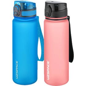 Uzspace 2'li 500 ml FiftyFifty Mavi-Pudra Tritan Matara Seti
