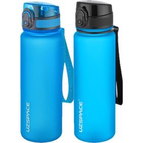 Uzspace 2'li 500 ml FiftyFifty Mavi-Turuncu Tritan Matara Seti