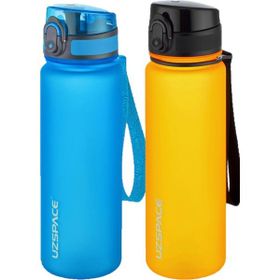 Uzspace 2'li 500 ml FiftyFifty Mavi-Turuncu Tritan Matara Seti