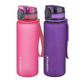 Uzspace 2'li 500 ml FiftyFifty Pembe - Mor Tritan Matara Seti