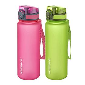 Uzspace 2'li 500 ml FiftyFifty Pembe-Yeşil Tritan Matara Seti