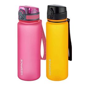 Uzspace 2'li 500 ml FiftyFifty Turuncu - Pembe Tritan Matara Seti