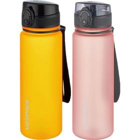 Uzspace 2'li 500 ml FiftyFifty Turuncu - Pembe Tritan Matara Seti