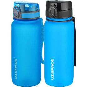 Uzspace 2'li 650 ml Fiftyfifty Mavi Göl Tritan Matara Seti