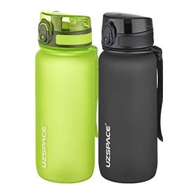 Uzspace 2'li 650 ml Fiftyfifty Yeşil - Siyah Tritan Matara Seti