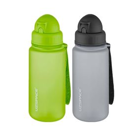 Uzspace 2'li Pipetli 400 ml Fiftyfifty Yeşil Gri Tritan Matara Seti
