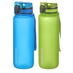 Uzspace 2'li Tritan 800 ml Fiftyfifty Mavi - Yeşil Matara Seti