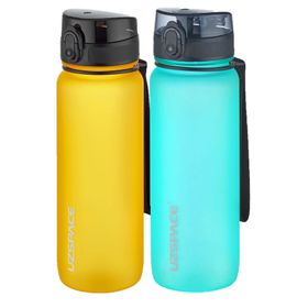 Uzspace 2'li Tritan 800 ml Fiftyfifty Turuncu - Mavi Matara Seti