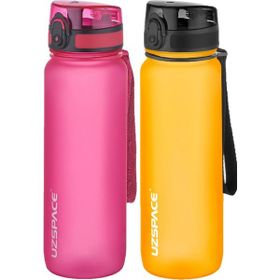 Uzspace 2'li Tritan 800 ml Fiftyfifty Turuncu - Pembe Matara Seti