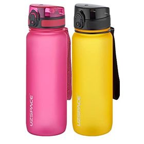 Uzspace 2'li Tritan 800 ml Fiftyfifty Turuncu - Pembe Matara Seti